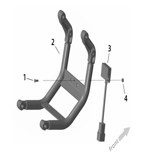 OEM replacement lower frame bracket for Ultra Bee.